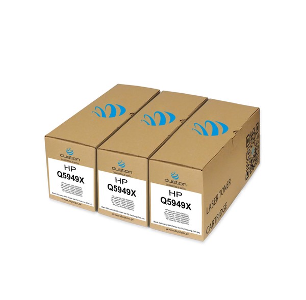 Hp Laserjet Toner 3X Q5949X 49X Kompatibel 1320 1320 N 1320 N Duston Schwarz-image