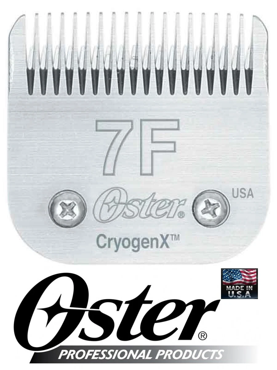 Oster A5 A6 Cryogen-X 7F Blade 1/8-3mm PET Grooming*Fit Andis,Wahl Clipper
