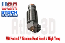 V6 Hotend High Temp, All metal V6,  J-Head Hotend, Titanium Heatbreak, 12v, 1.75