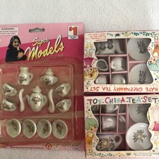 Group of 3 Vintage Doll Tea Sets