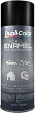 Dupli-Color DA1603 Paint Acrylic Enamel Semi-Gloss Black 12 oz Aerosol