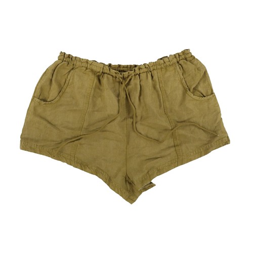 Free People high street relaxed pleated linen blend shorts 90s