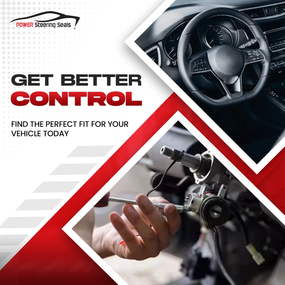 POWER STEERING RACK AND PINION SEAL KIT FITS CHRYSLER LEBARON GTS 1982-1995 - Image 3 of 4