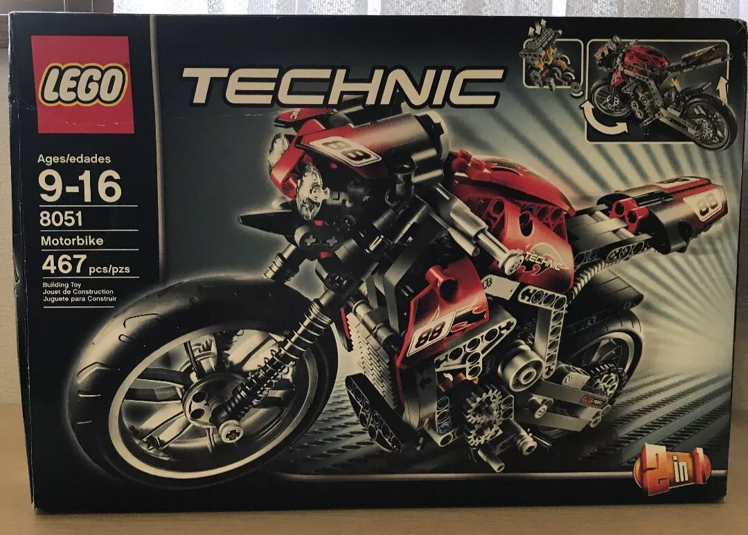 LEGO Technic 8051 - Motorrad: : Spielzeug