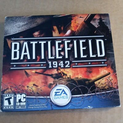 Battlefield 1942 Jewel Case (PC, 2010) 2 discs