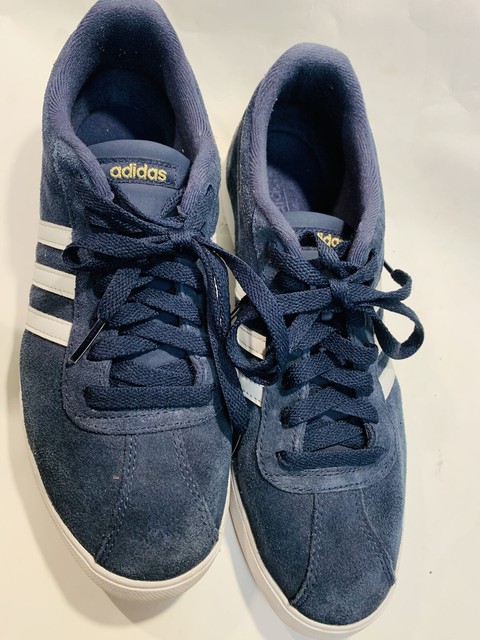 navy adidas courtset