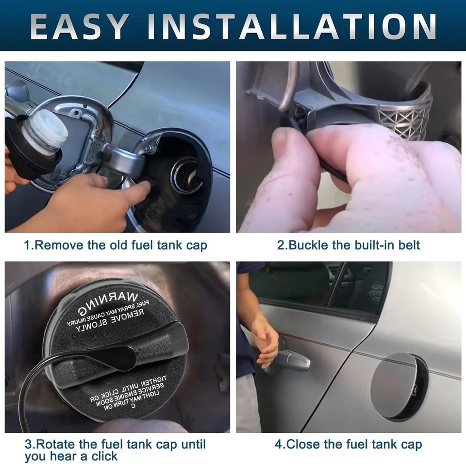 For 2004-2012 Mitsubishi Eclipse OE#1711A004 Fuel Gas Tank Filler Cap OEM Black - Image 3 of 4