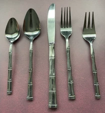 Sunshine Products Bamboo Stainless Steel 6 pc Place Setting Korea