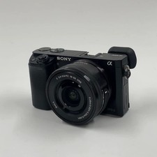 95 New Sony Alpha A6000 24.3MP Mirrorless Digital Camera w/ 16-50mm Lens
