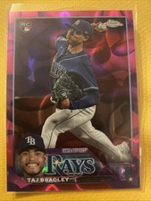 2023 Topps Chrome Update Series - Taj Bradley #USC194 Magenta & Purple Lava Lamp