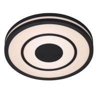 LED Deckenleuchte Ripple Schwarz Ø35Cm 24W CCT 3000K-6500K Dimmbar Fernbedienung