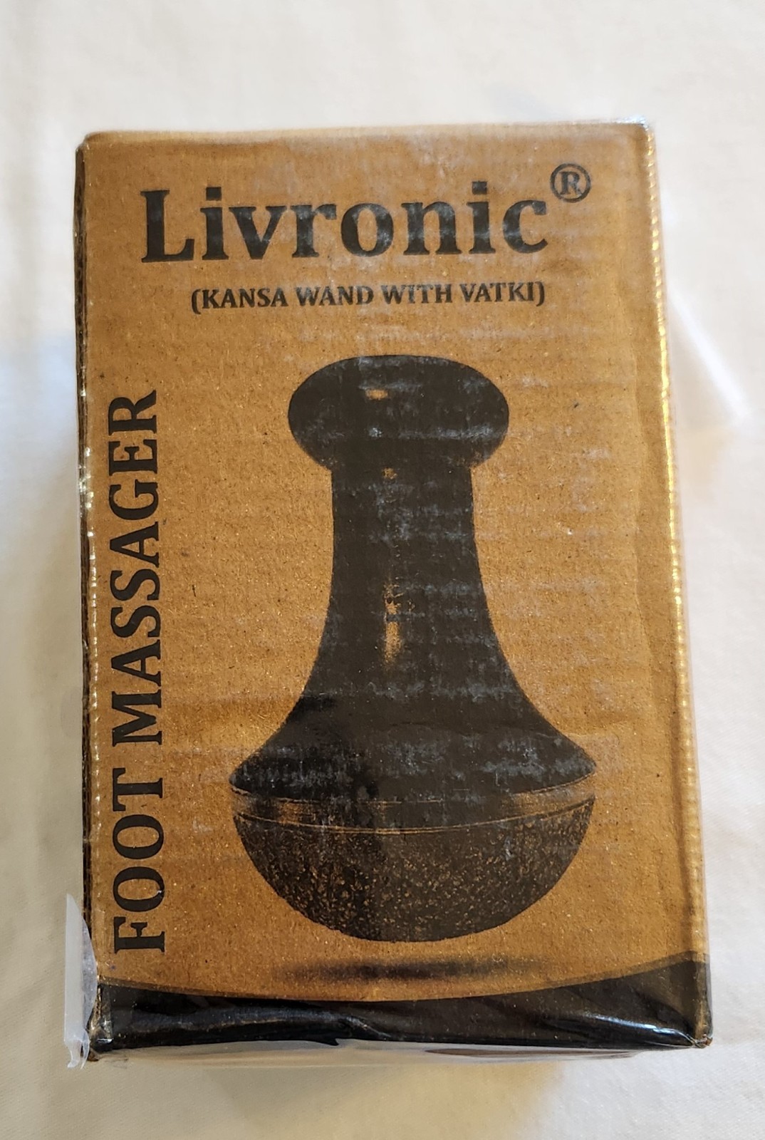 Livronic® Bronze Kansa Foot Massager (WAND WITH VATKI)