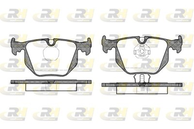 ROADHOUSE Bremsbelagsatz Scheibenbremse 2381.00 für BMW 3er E46 Touring 7er E38