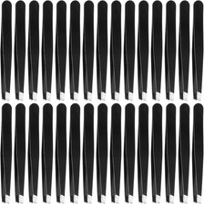 100 Pieces Eyebrow Tweezers for Women Men, Stainless Steel Bulk Tweezers for Wom