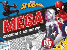 Marvel Spider-Man: Mega Colouring and Activity Pad, Disney 9781836500469 New=#