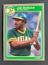 JOE MORGAN - 1985 Fleer #431  **NRMT**  FREE SHIP & RETURN!