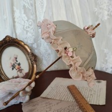 Antique-Style Openable Umbrella for BJD Dolls 1/4, 1/3 Scale - Courtly Design