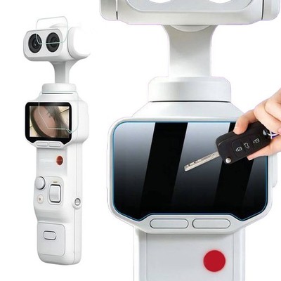 2 Stück Hartglas Displayschutzfolie Kit für Insta360 Luna Pro 9H für hart