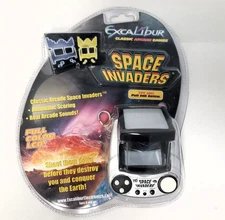 Space Invaders Keychain Classic Retro 80s Handheld Game Travel Portable Vintage