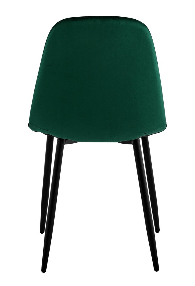 Fauteuil Orlando Velvet en velours vert foncé