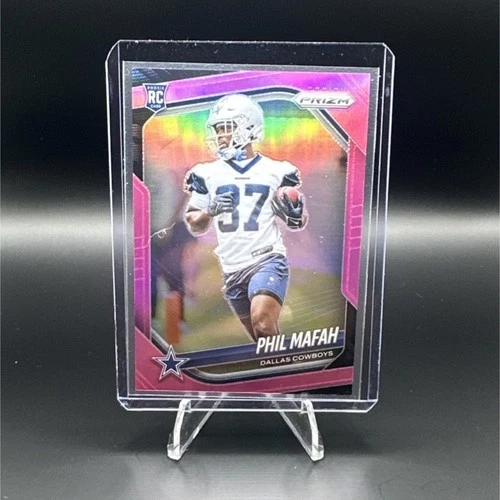 2025 Panini Prizm Phil Mafah #378 Pink Prizm Rookie Dallas Cowboys NFL