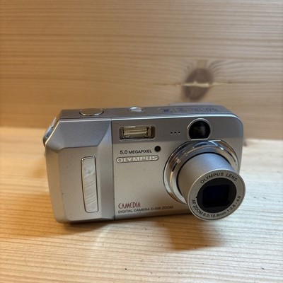 📸 Olympus D-595 Zoom Digicam - Tested & Working - CCD - AA Power