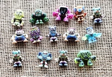 Lot Of 14 Mini Million Warriors 1" Action Figures Spin Master