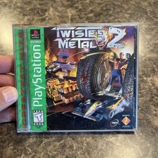 Twisted Metal 2 Sony PlayStation PS1 Greatest Hits Car Combat Game  W/ Reg Card