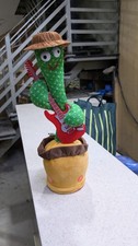 Dancing Cactus Toy Talking Singing Mimicking Plush Doll LED Light and Songs