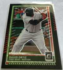 2025 Donruss Optic Baseball David Ortiz Boston Red Sox Black Circles #61