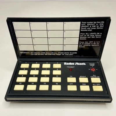 Vintage  X10 Radio Shack Plug N Power  Remote Control Command Center 61-2690