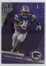 2023 Bowman U Chrome Purple Mini-Diamond Refractor 314/399 Treshaun Ward #3 0y2q