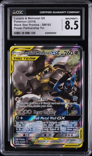 Lucario & Melmetal-GX graded CGC 8.5 for sale on eBay