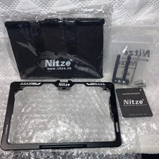 Nitze Cage with HDMI Cable Clamp and Sunhood for Feelworld CUT6/ CUT6S Monitor