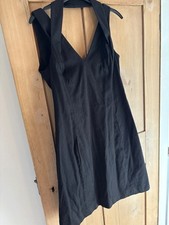 Moschino: party/cocktail: Cheap and Chic black halter style dress, size 12