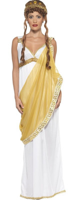 Women's Helen of Troy Goddess Costume Size Medium 10-12