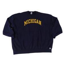 Michigan Wolverines Football Russell Athletic Vintage Made in USA Sweatshirt 4XL