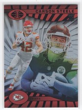 #44 2024 Panini Illusions Base Carson Steele Rookie Kansas City Chiefs
