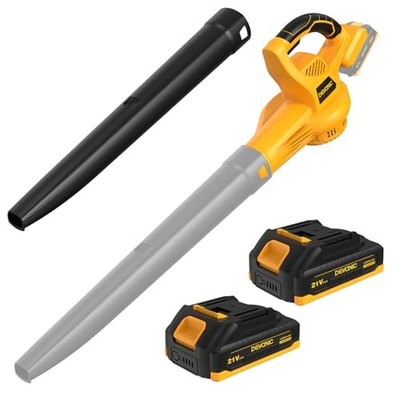 DEVONIC Cordless Leaf Blower with 2 * 1500mAh Batteries and Charger Included,