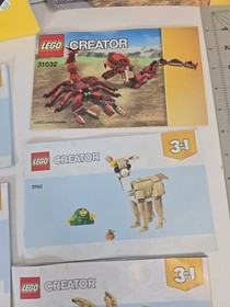 LEGO Instruction Manuals Lot Creator Sets + Busy City Book