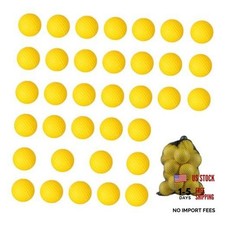 Foam Golf Practice Balls Pack of 20/Pack of ,Realistic Feel and 35 Yellow