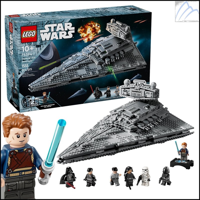 NEW W/CARTON LEGO STAR WARS IMPERIAL STAR DESTROYER 75394 DARTH VADER CAL KESTIS