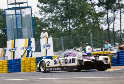 Jan Lammers Andy Wallace Franz Konrad Silk Cut Jaguar Jaguar XJR 1- Old Photo 11
