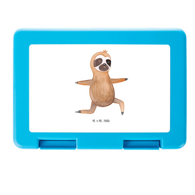 Bento Box Faultier Yoga - Geschenk Namaste Snackbox Lunchbox Bentobox Krieger