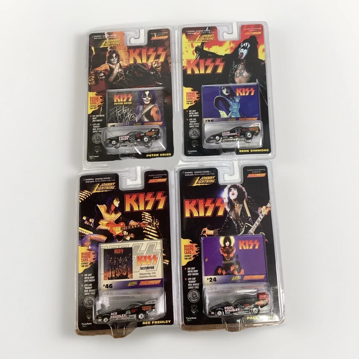 Johnny Lightning KISS Vintage Manufacture Diecast Cars, Trucks