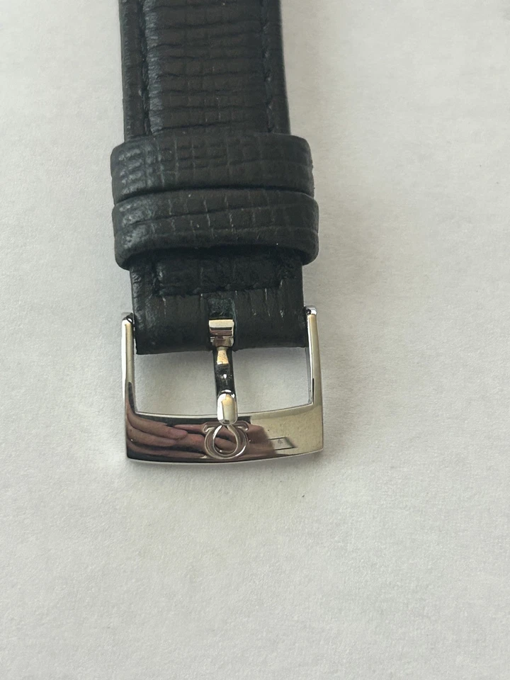 Omega Black genuine leather  18mm with stainless steel buckle - Image 2 of 4