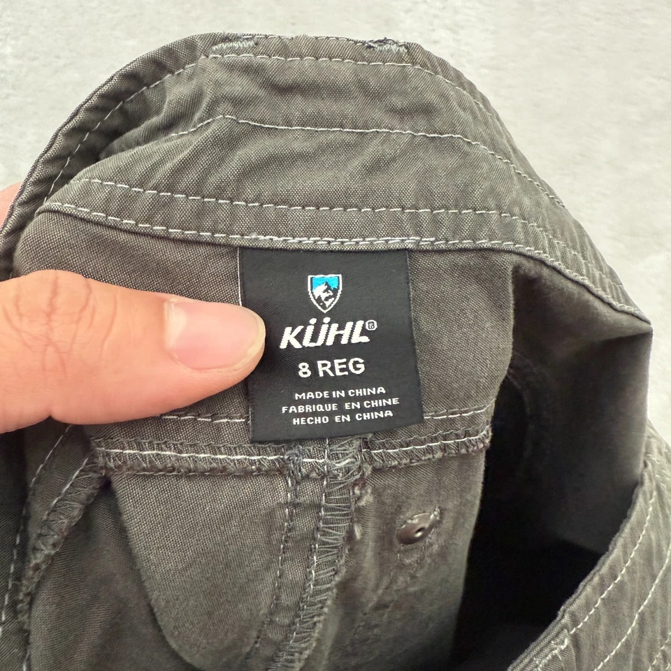 Kuhl Legendary Cargo Pants Womens 8 (30x31) Gray Performance Hiking - Image 2 of 4