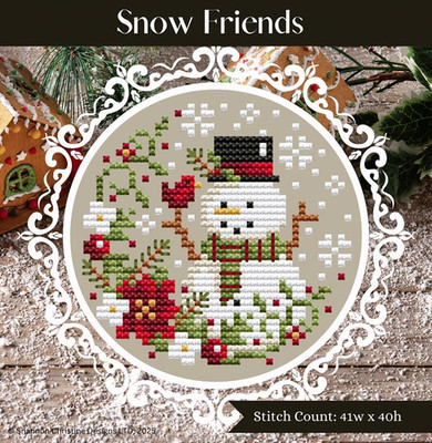 Shannon Christine Designs Counted Cross Stitch Chart ~ Snow Friends | eBay