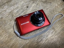 Samsung ST72 16.2MP Digital Camera – Red – Digicam TESTED Working NO CHARGER