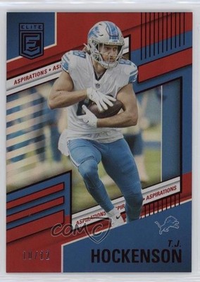 2022 Panini Donruss Elite Aspirations 10/12 TJ Hockenson #72 16ze